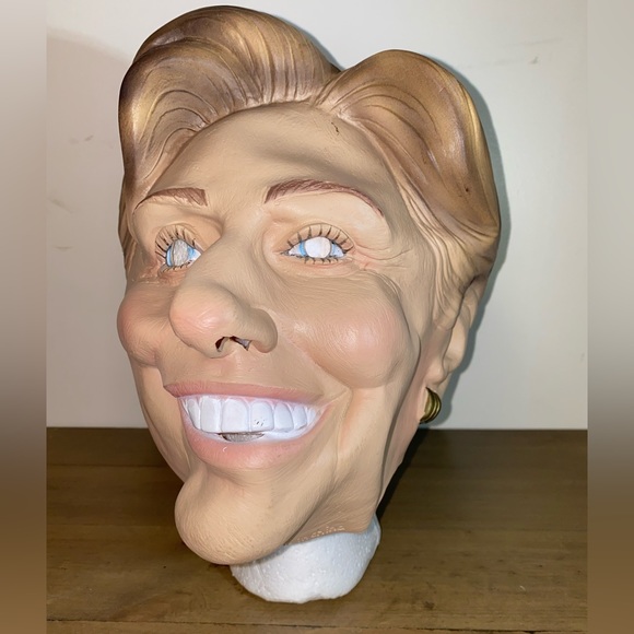 Hillary Clinton Halloween Mask Adult Full Face Theater Political President Vote - Picture 5 of 6